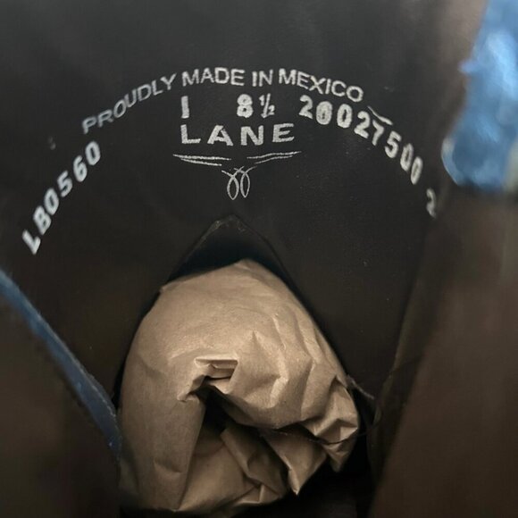 Lane SMOKESHOW Womens Cowboy Bootie 8.5 Blue Western Cowgirl Short Ankle Boots - Picture 9 of 11